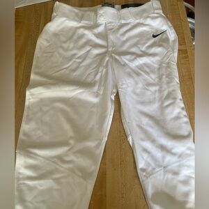 Nike White Girls Softball Pants